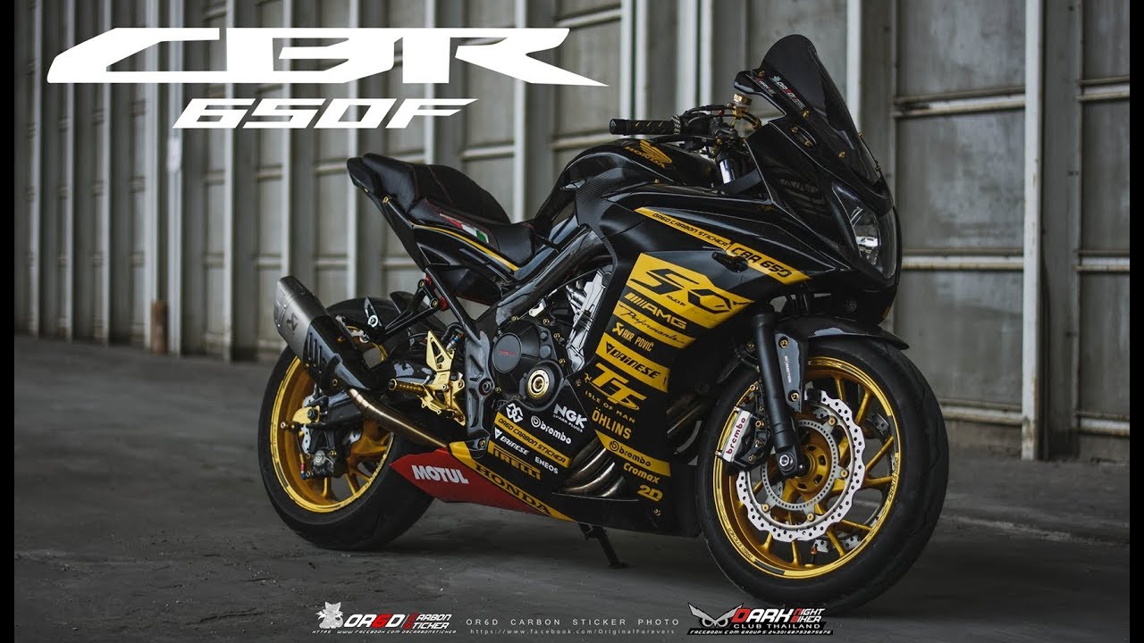 รีวิว CBR650F BY OR6D CARBON STICKER (รวมภาพ)