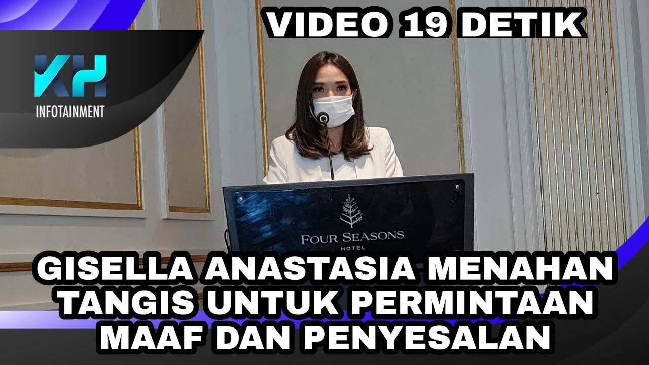 GISELLA ANASTASIA MENAHAN TANGIS MELAKUKAN PERMINTAAN MAAF DAN PENYESALAN