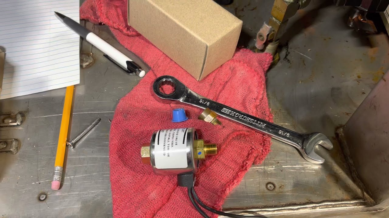 Air horn solenoid replacement