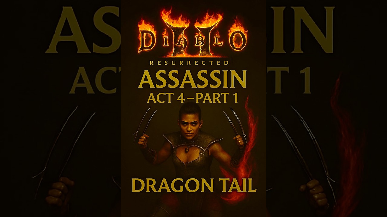 Chill D2R - Dragon Tail Assassin - Act 4 Normal, Part 1 +  farming