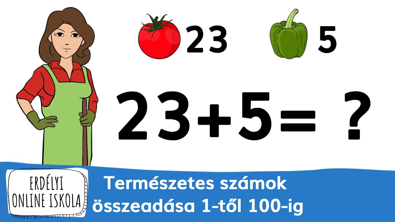 Természetes számok összeadása 1-től 100-ig