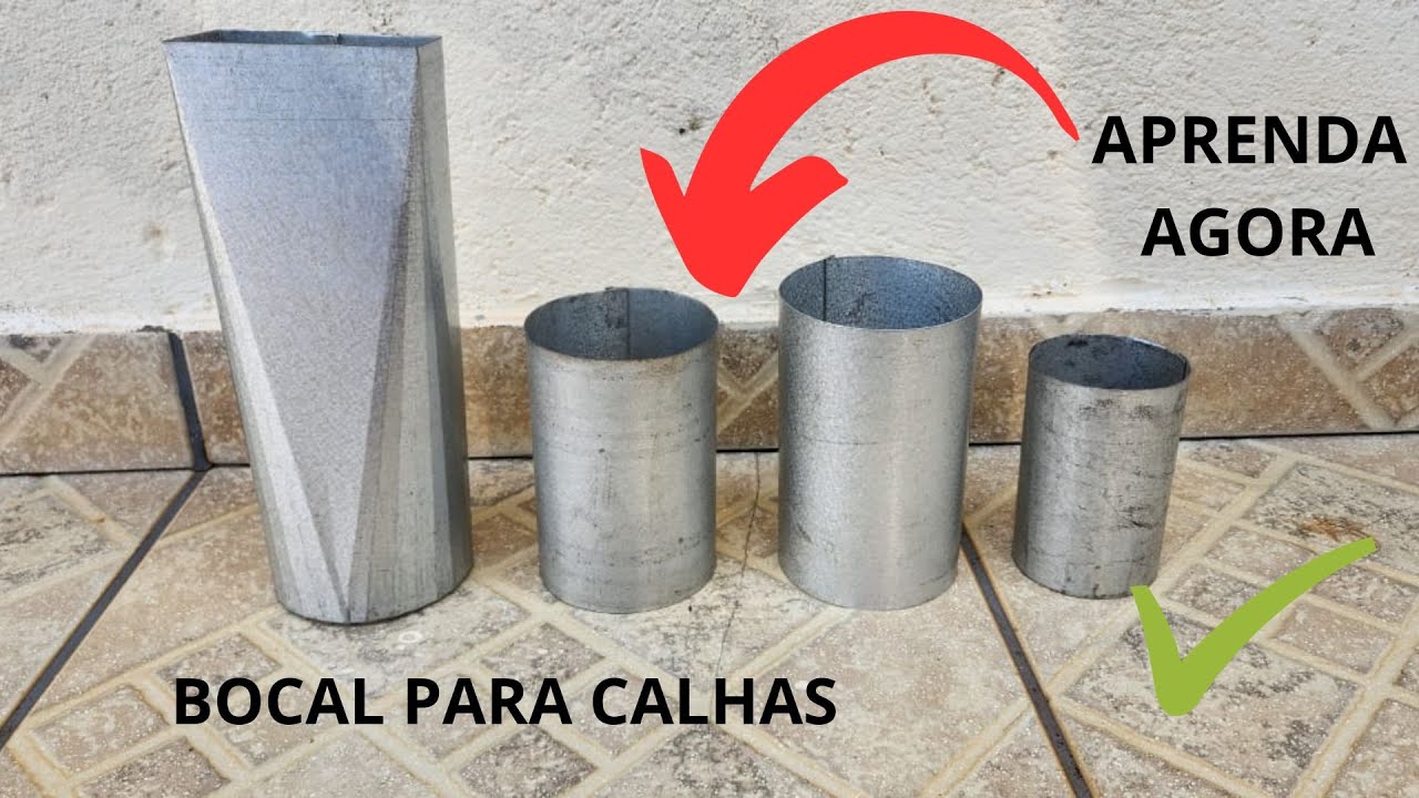 COMO FAZER BOCAL PARA CALHAS