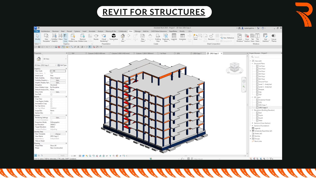 Revit Structure Sprint Day 1- Revit Essentials