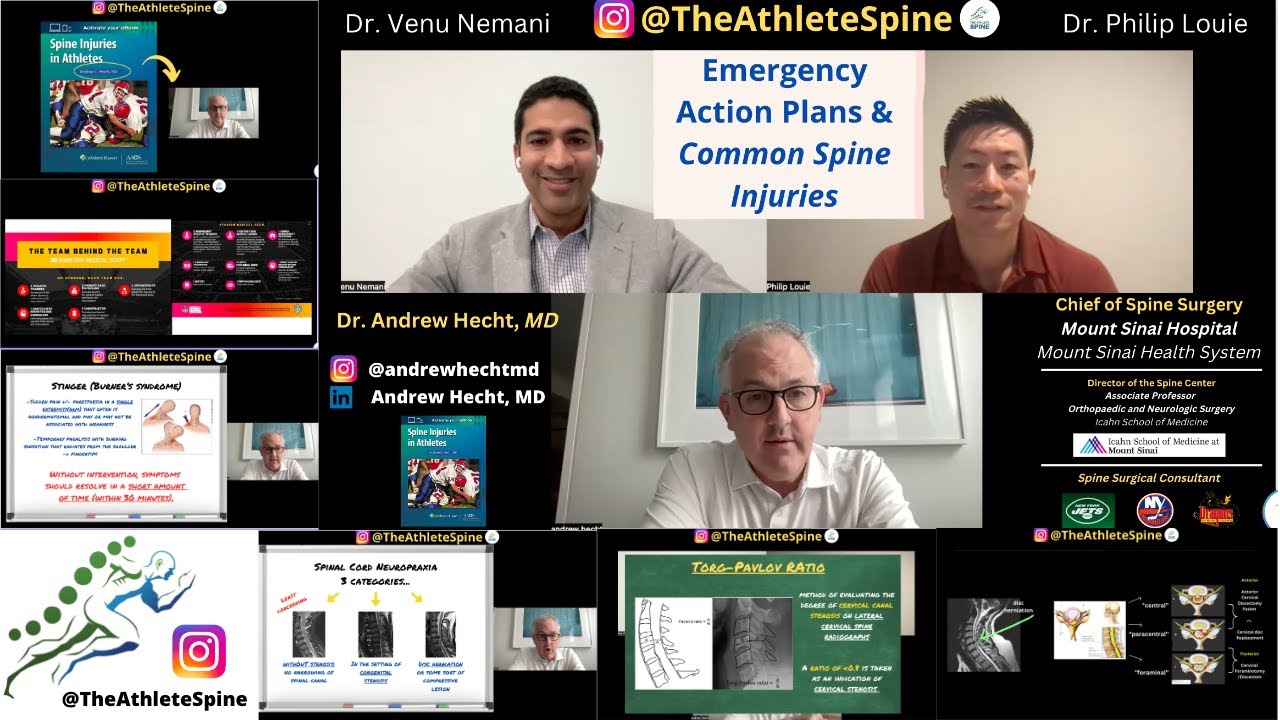 Emergency Action Plans and Common Spine Injuries | Guest: Dr. Andrew Hecht, MD