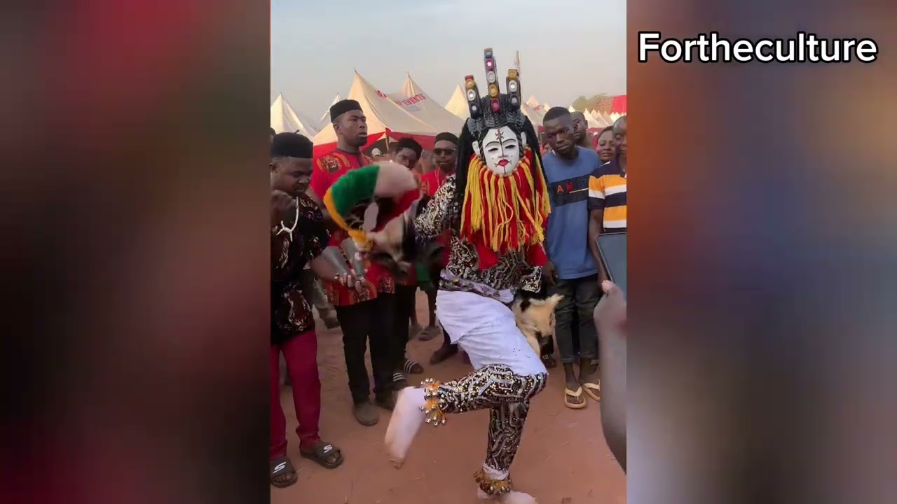 Ojugò Masquerade dance and performance in Ezike Oba day
