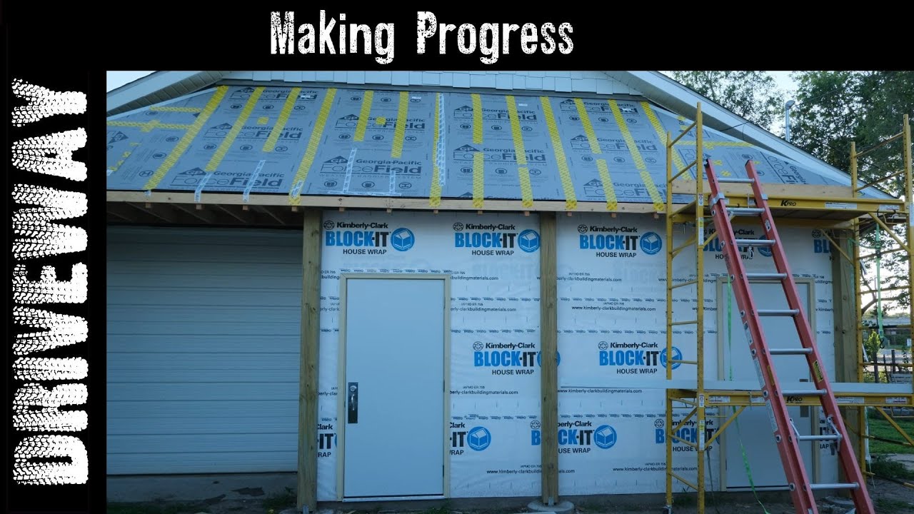 Small Garage Addition: Progress is Made