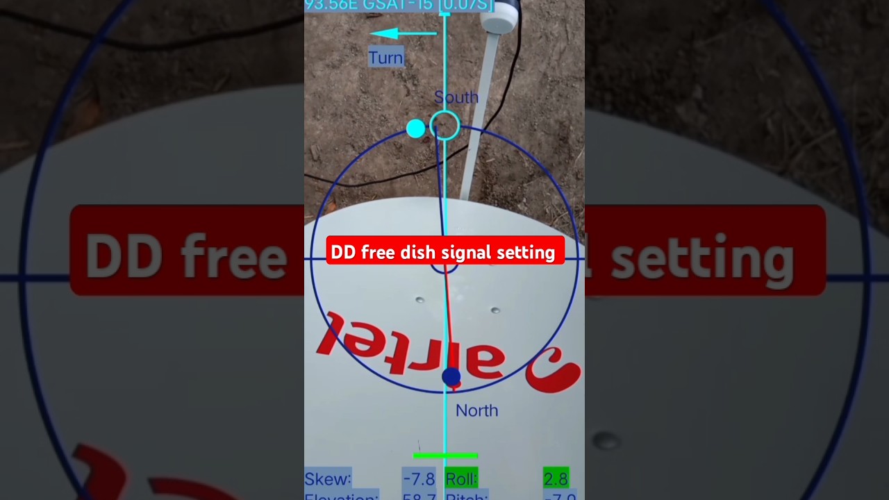 Mobile se DD free dish ka signal setting kaise kare#Satellite Finder#Satellite Director#free dish