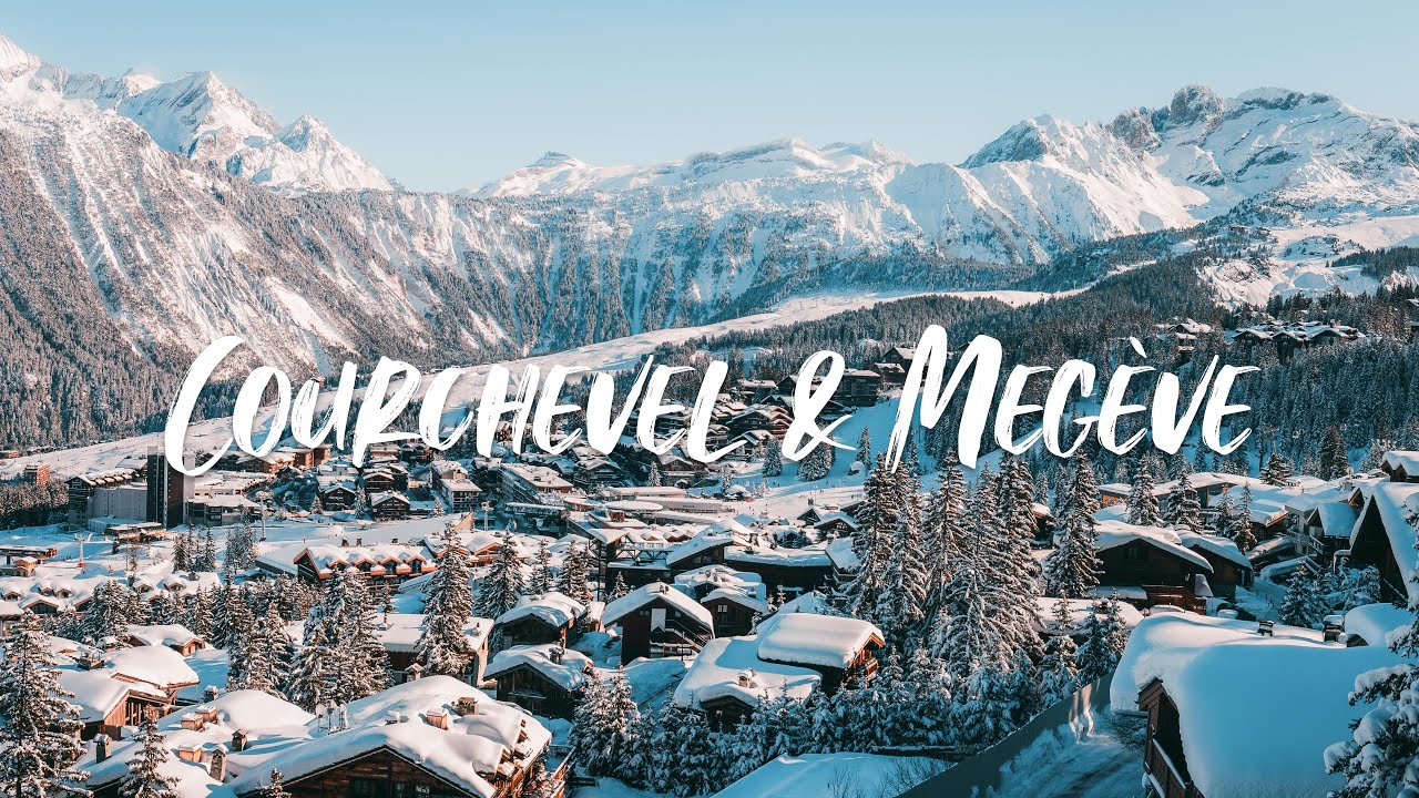 La plus grande station de ski au monde : Visite de Courchevel, Meribel et Megève