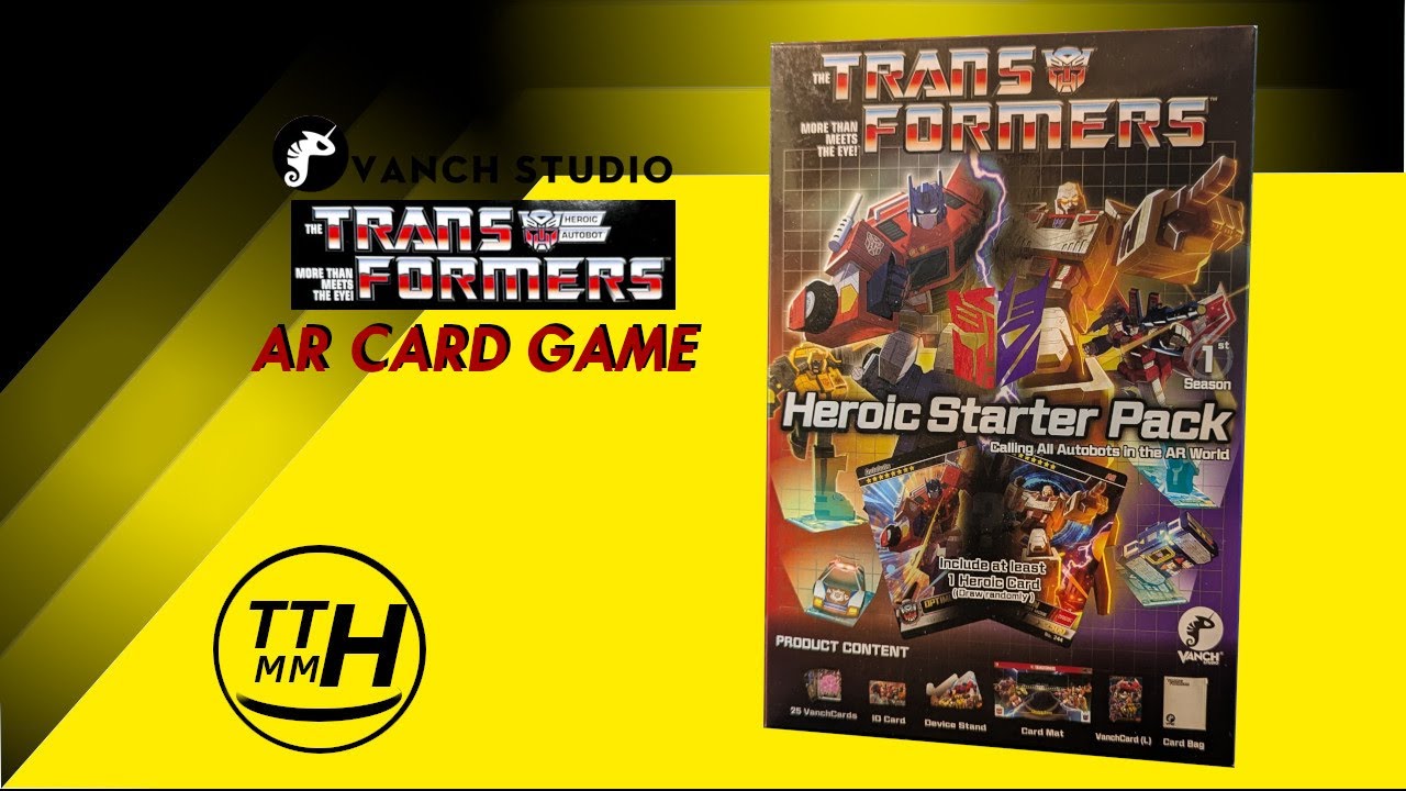 Transformers Vanchcard AR Card Game Heroic Starter Pack Review