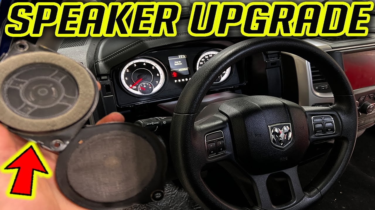 MASSIVE Sound Quality Speaker Upgrade for Alpine Stereo System RAM 1500 2500 3500