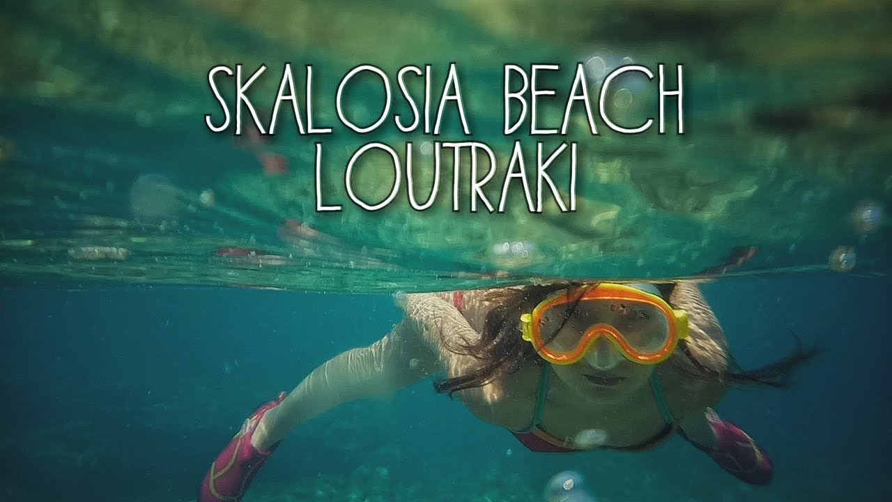 Top Beaches in Loutraki Greece: The remote beach of Skalosia