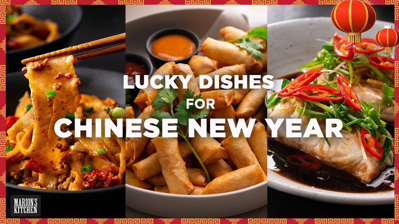 Wealth, Joy & Longevity | Lucky Chinese New Year Foods You Can Make #AtHome | Marion&rsquo;s Kitchen