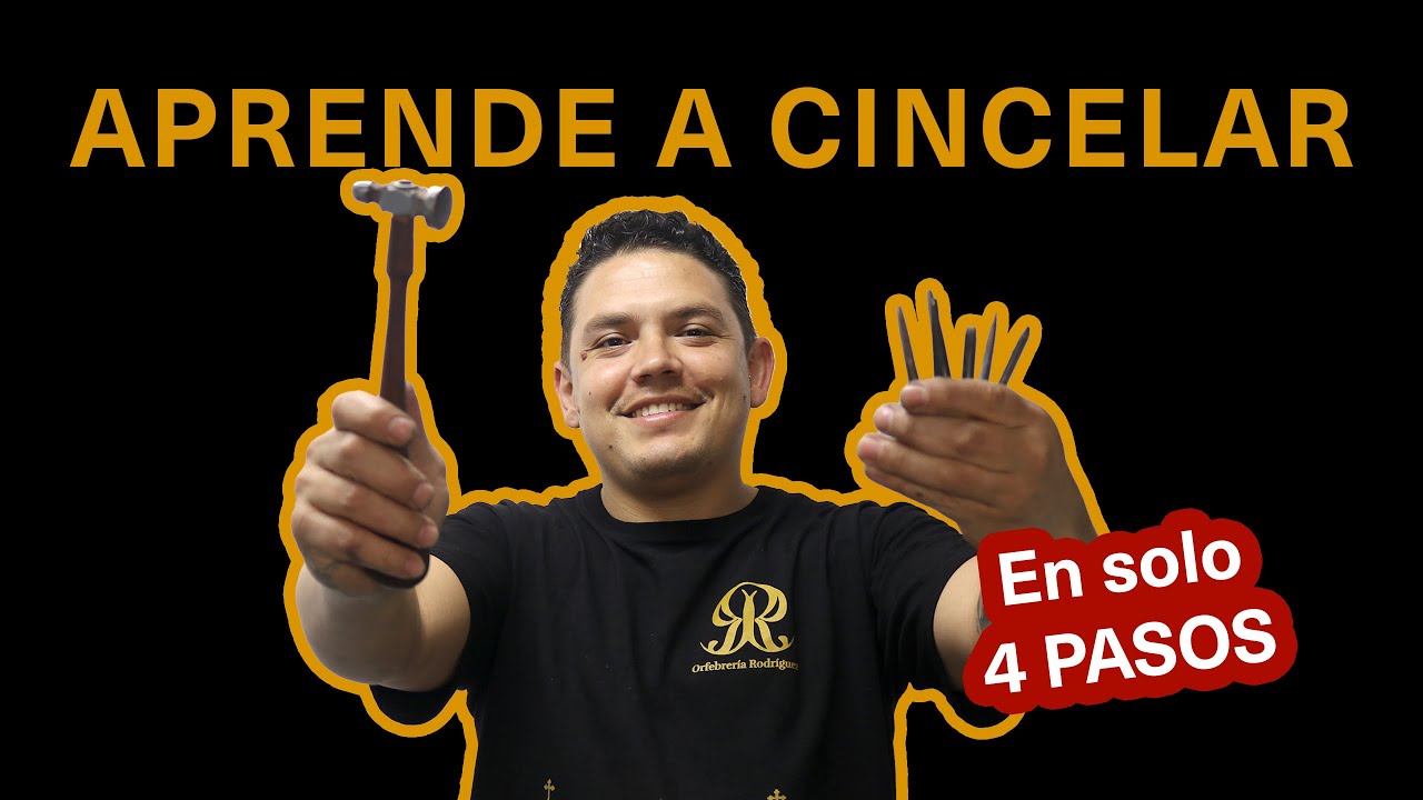 👉 C&oacute;mo APRENDER a CINCELAR en 4 pasos | T&eacute;cnica b&aacute;sica de cincelado para principiantes