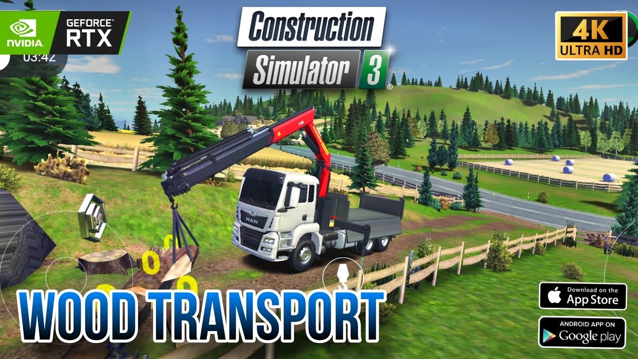 Contraction simulator 3 gameplay video||transport wood||#androidgameplay #games