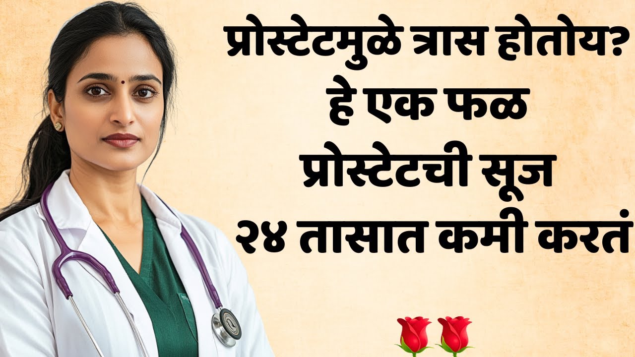 प्रोस्टेटमुळे त्रास होतोय? हे एक फळ प्रोस्टेटची सूज २४ तासात कमी करतं | #1 Fruit For Prostate Health