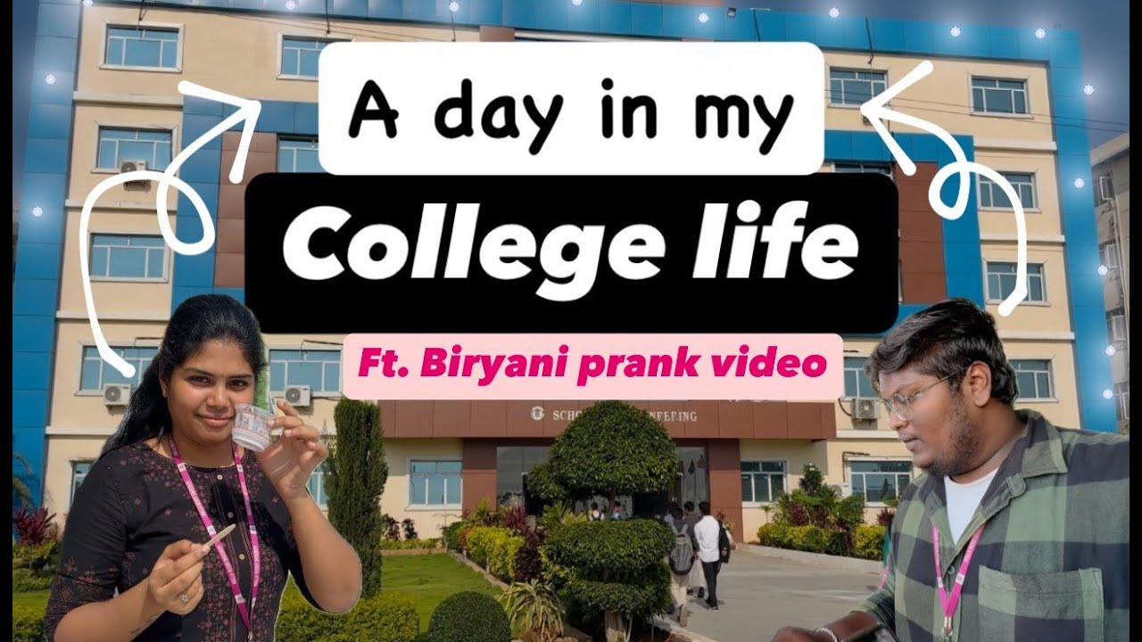 Day in my college life || Ft. Biryani Prank || MallaReddy University || College vlog