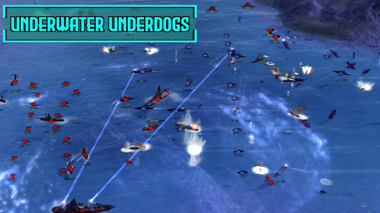 Underwater Underdogs!!! | Supreme Commander Forged Alliance Forever | 2v2 ladder | Cast 