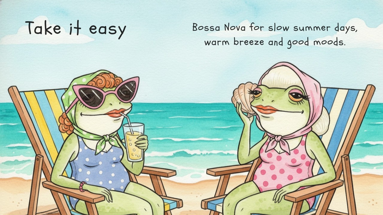 Happy Uplifting Mood with Bossa Nova ~ Summer Jazzy Music for Work, Study & Productivity