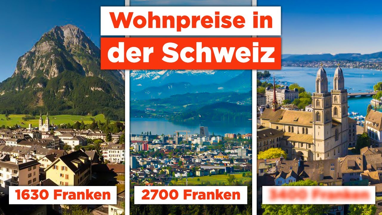Das sind die teuersten und günstigsten Kantone zum Wohnen