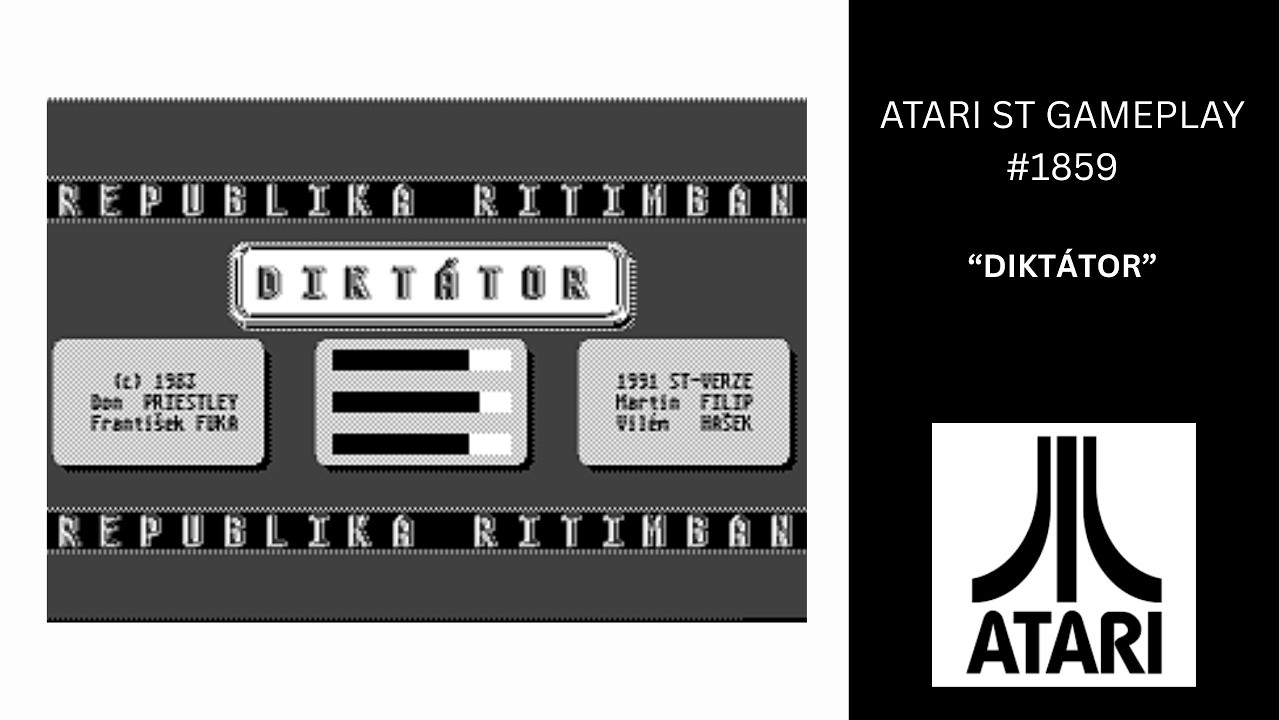 Diktátor (Cze) Atari ST / Gameplay #1859)