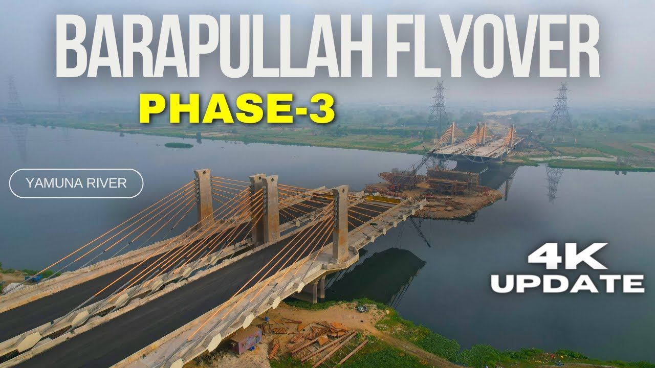 Barapullah Flyover : Phase 3 | हो गया काम फिर से शुरू 🔥 #detoxtraveller