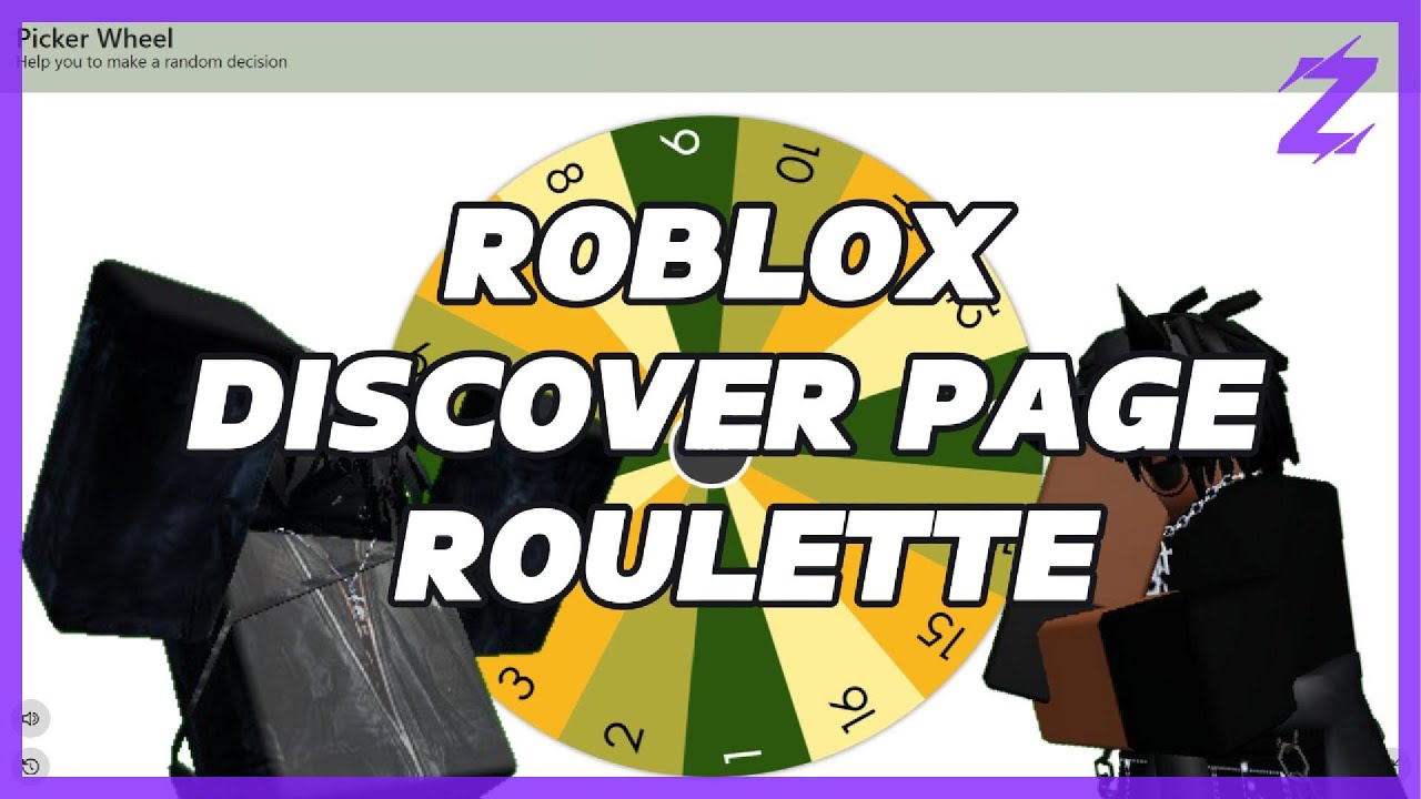 The Roblox Discover Page is TERRIBLE | Roblox Discover Page Roulette