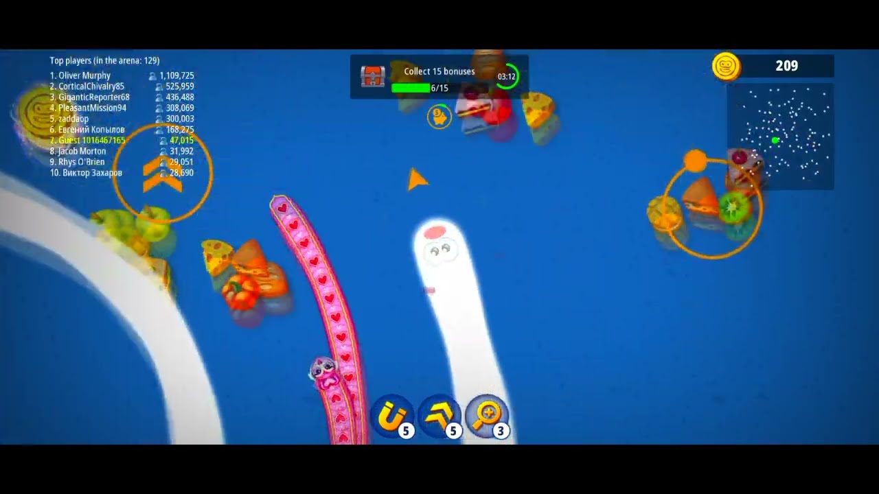 🐍 GIANT Slither Snake Top 1 | Epic Worms Zone Best Gameplay | Episode 134 | WormsZone.io