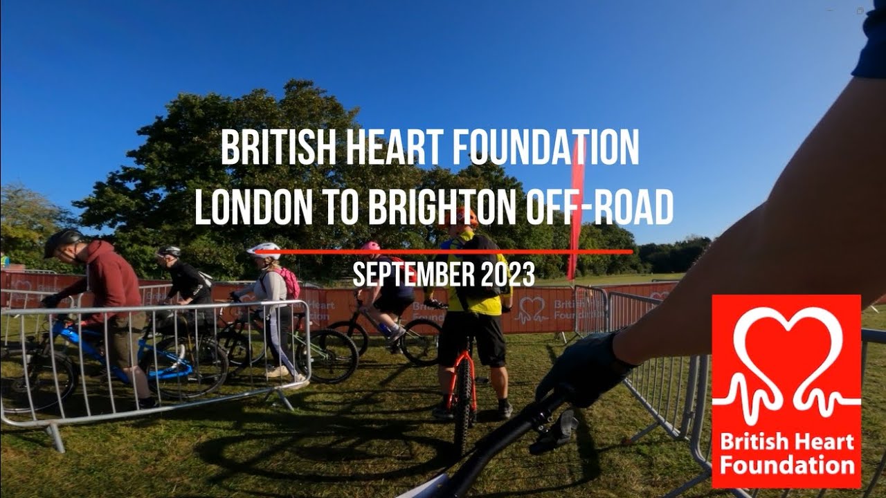 British Heart Foundation London to Brighton off-road bike ride Epic!