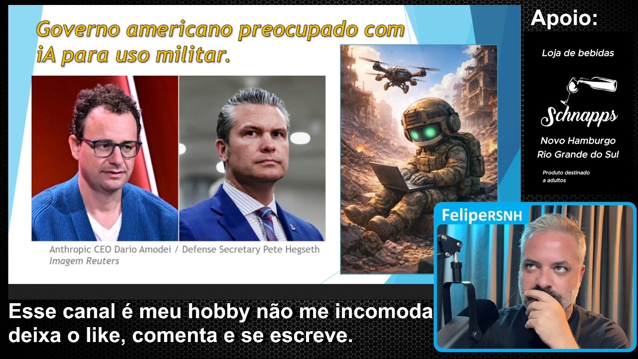 iA controlando armas e vigilância em massa. Anthropic vs Pentagon