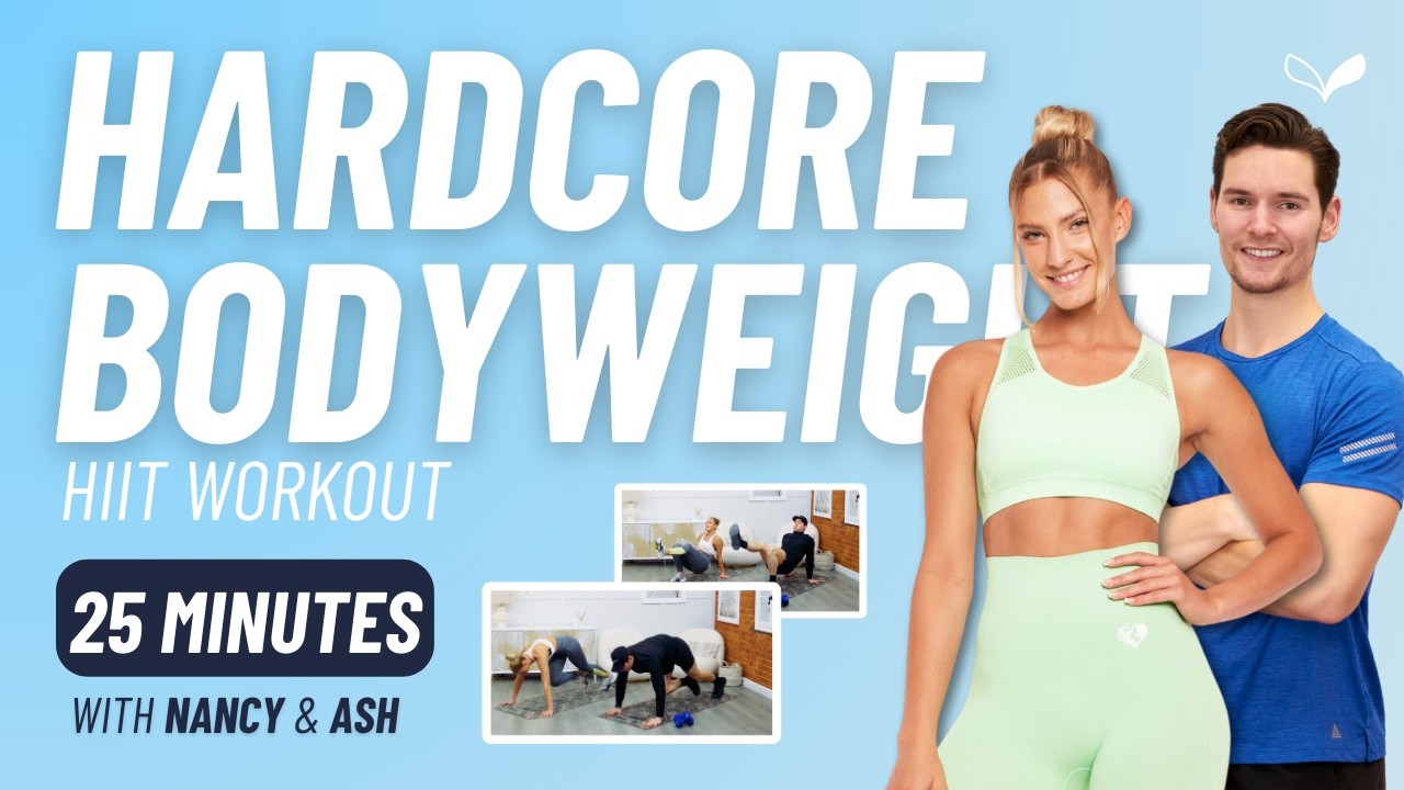 25 Minute Hardcore HIIT | Burn Fat In 25 mins | No Equipment Or Weighted | RWL