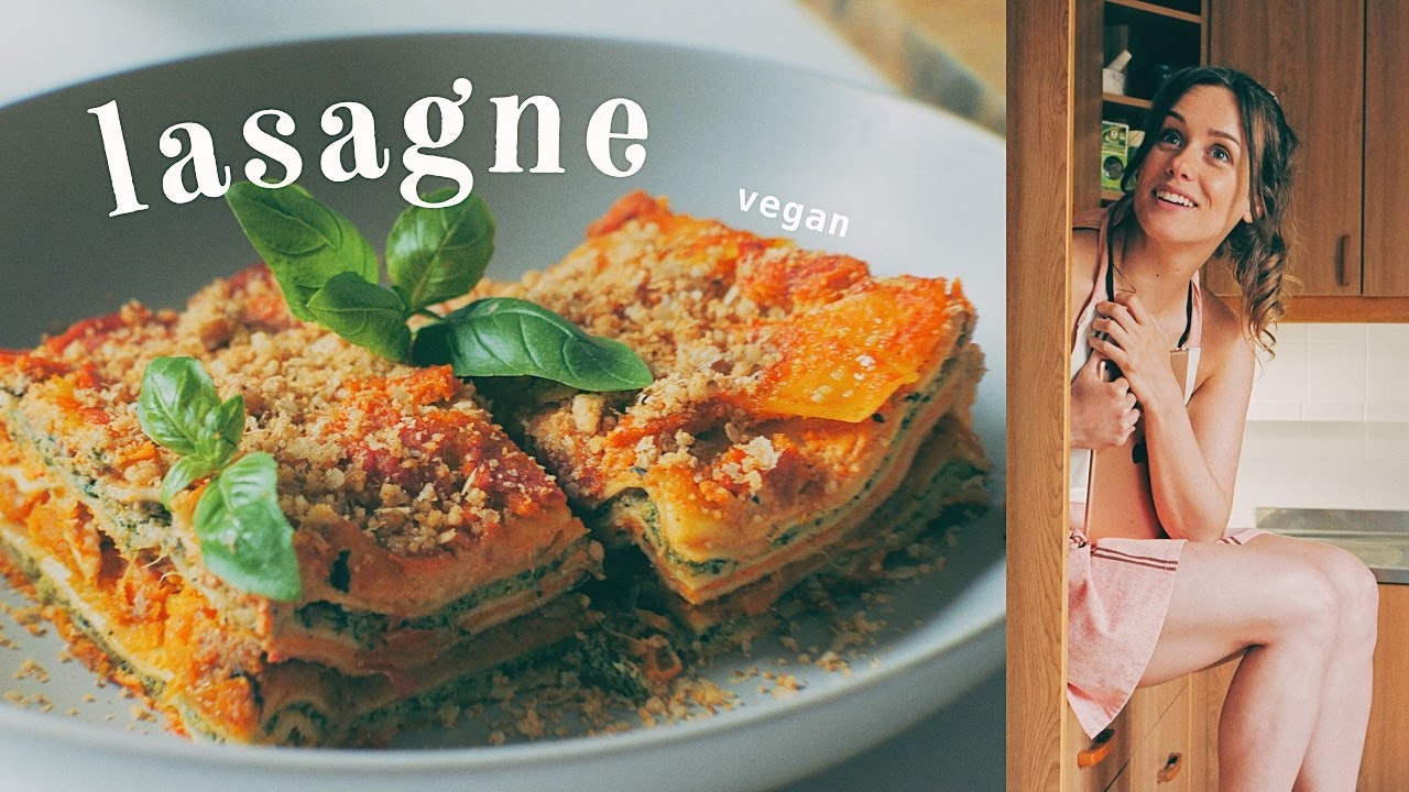 gotuj ze mną 👩🏽‍🍳 - niesamowicie pyszna lasagne (vegan)