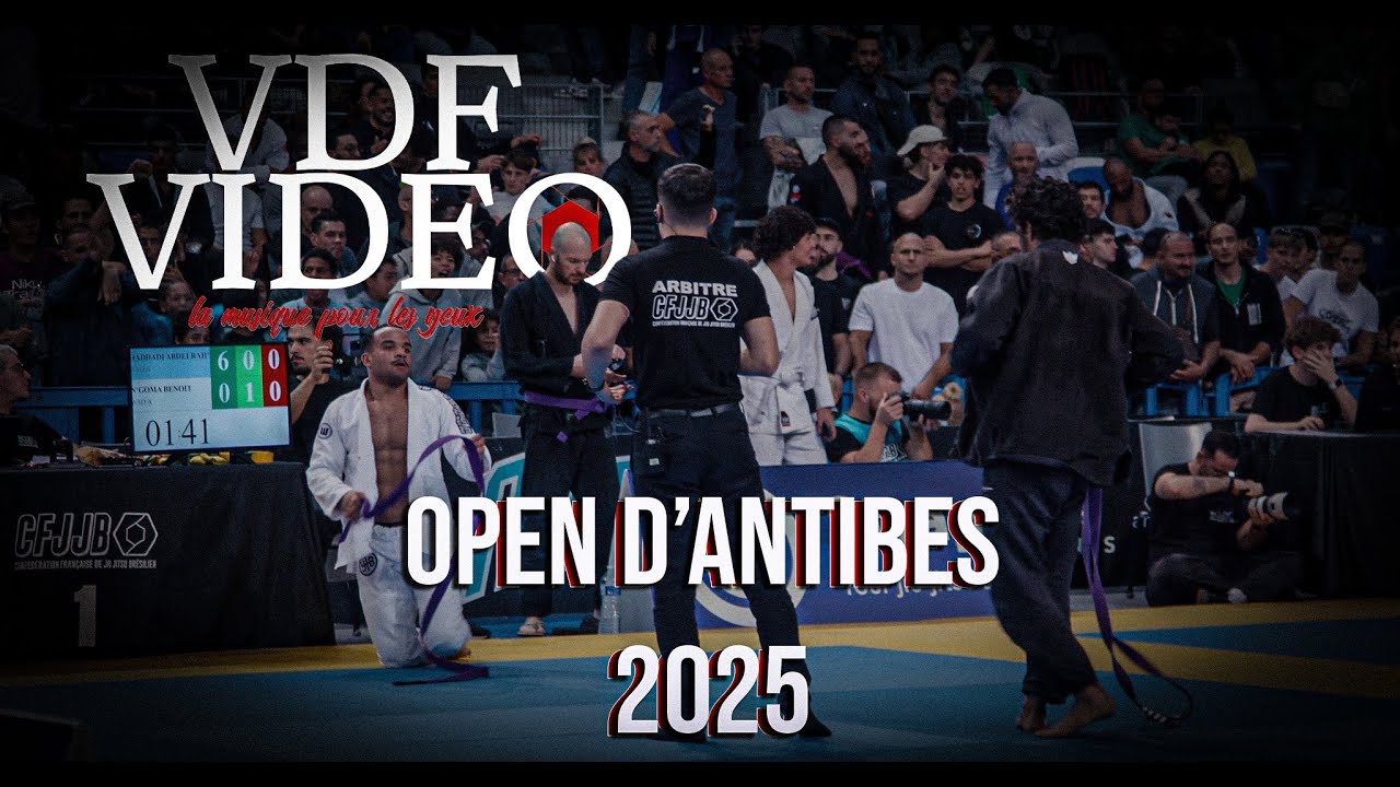 🥋OPEN D’ANTIBES 2025 – Couverture Jiu-Jitsu par l’UDJ