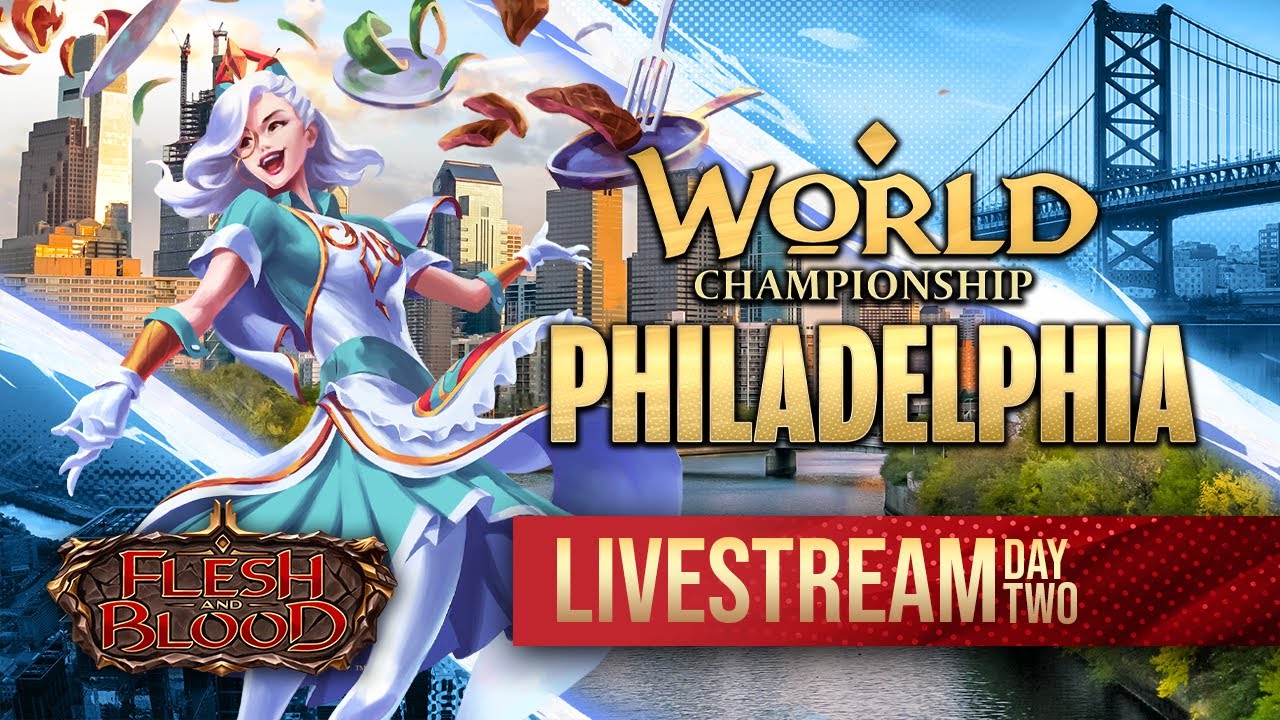 🔴 Flesh and Blood TCG: World Championship Philadelphia Day 2 - $300,000 in Prizing!