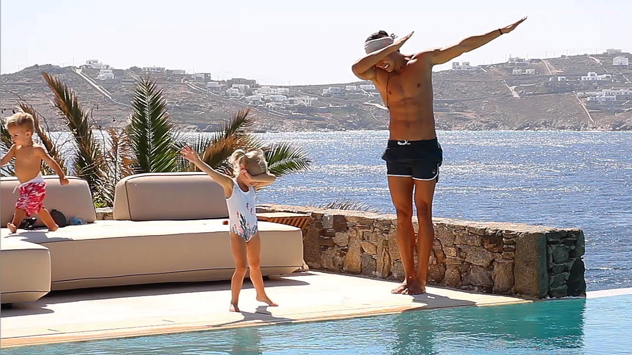 DANCE OFF WITH DAD in GREECE!!