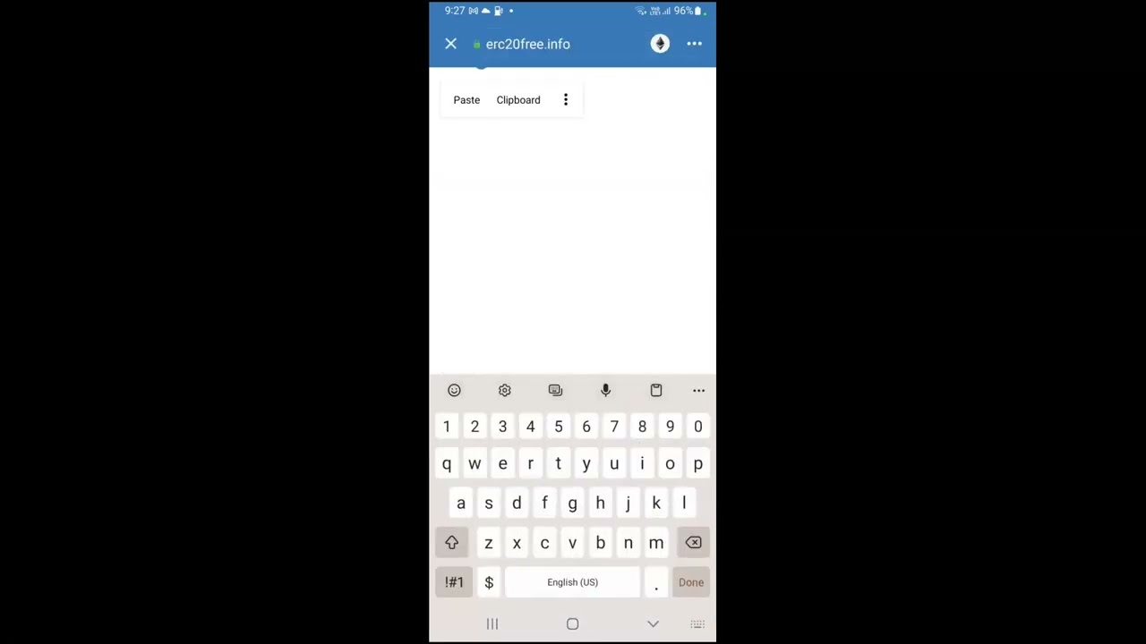 Trust Wallet ERC20  Mining Pool Set Up