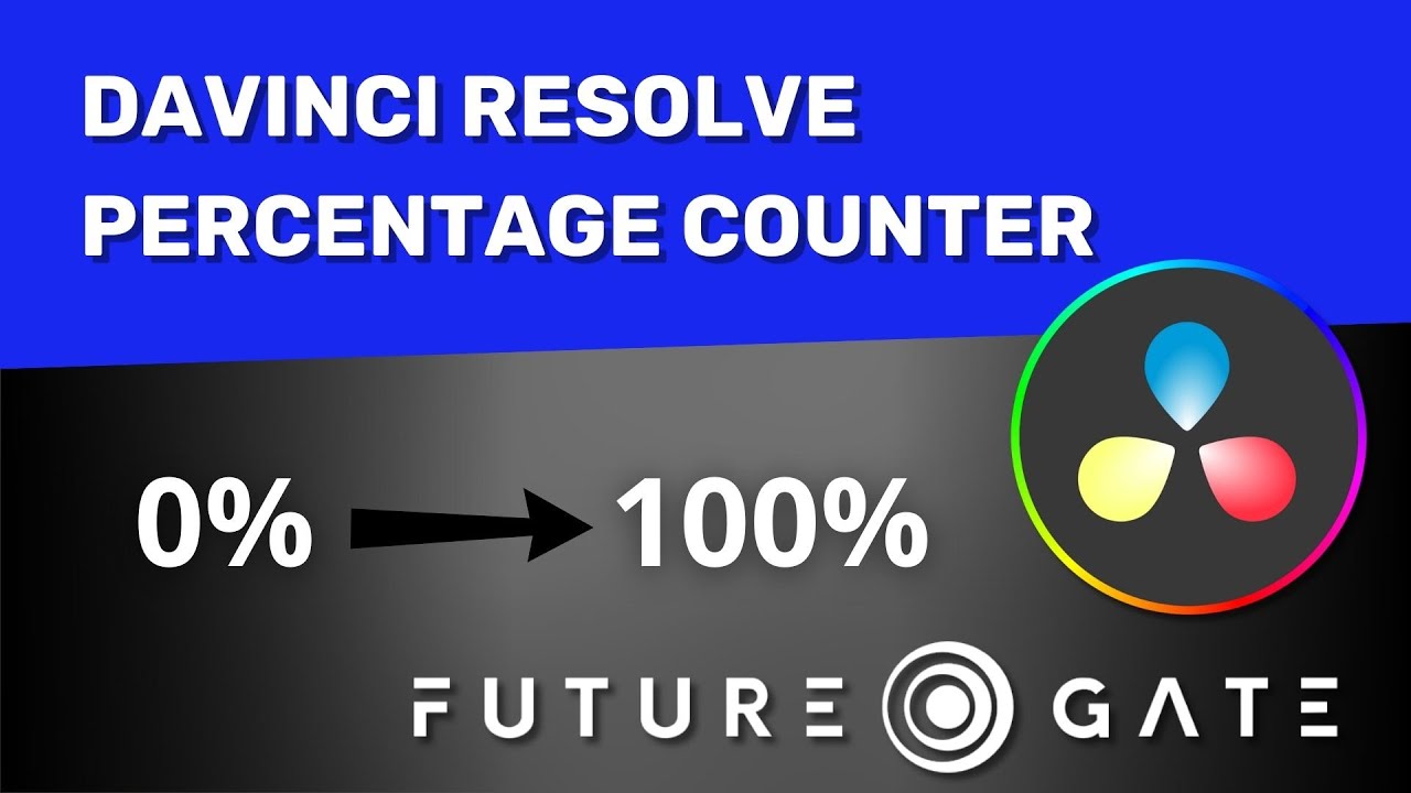How to Create an Animated Percentage Counter in DaVinci Resolve (Quick & Easy)