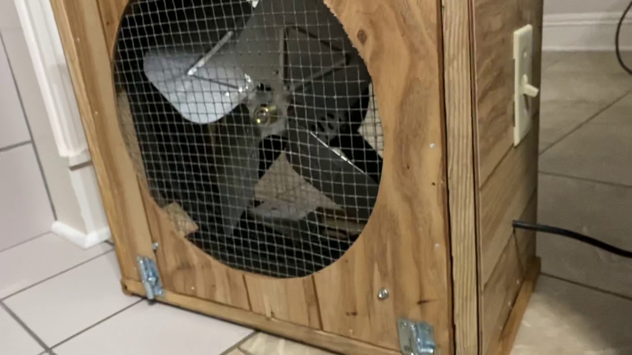 Box fan with the McMillan motor is finished