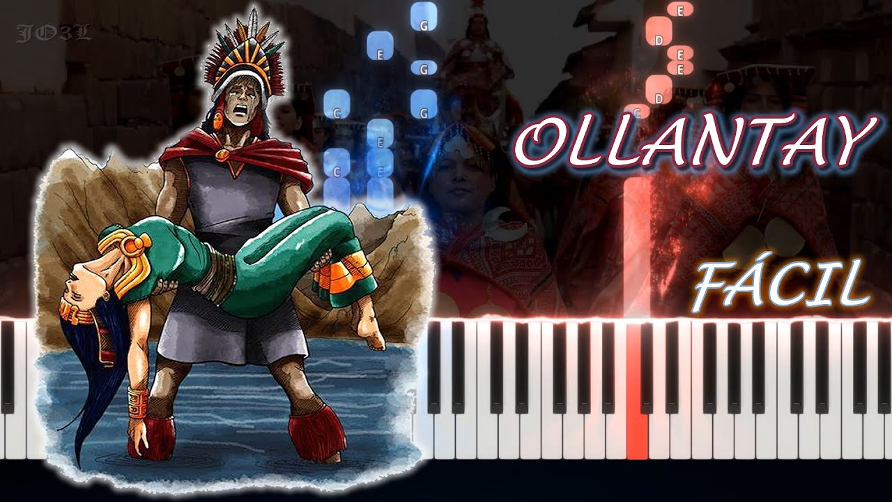 CANTO DE LAS ÑUSTAS (OLLANTAY) / Piano Tutorial Fácil / Incluye modo LENTO
