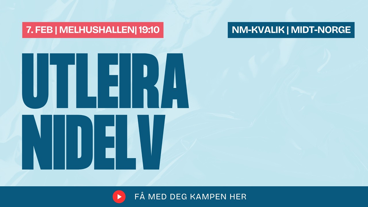 NM Regionskvalik Midt-Norge: Utleira - Nidelv