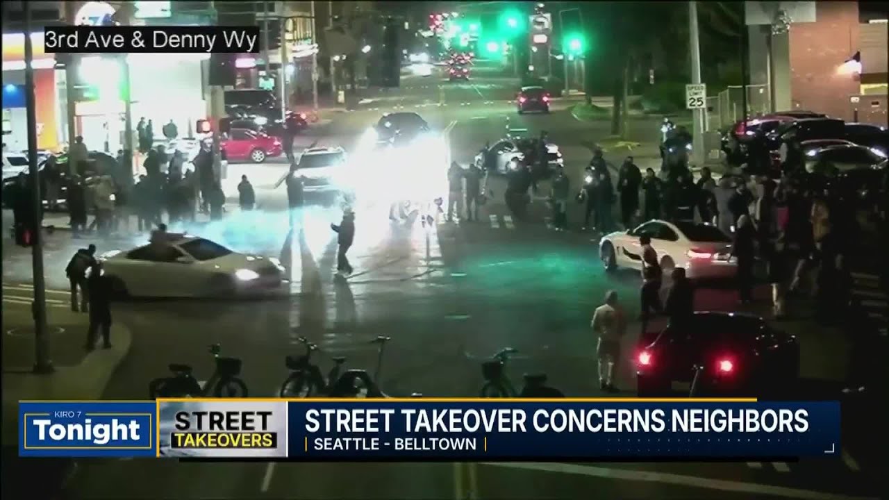 Neighbors concerned with Seattle street takeovers