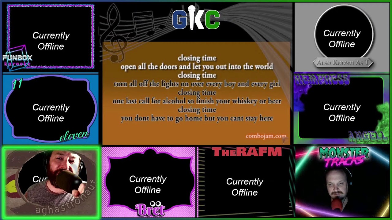 Karaoke Stream from the Global Karaoke Community - Birthday Stream