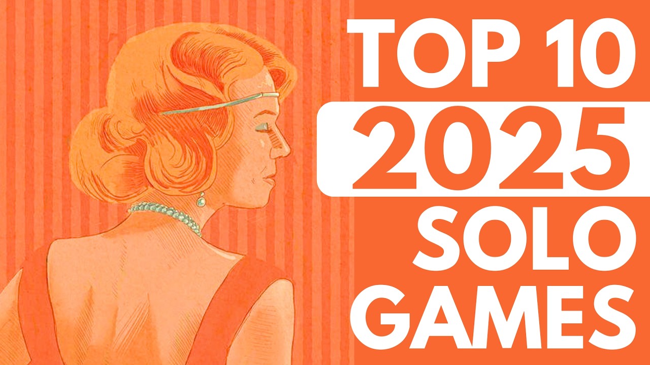 Top 10 Solo Board Games of 2025 | The Best Games of Last Year!