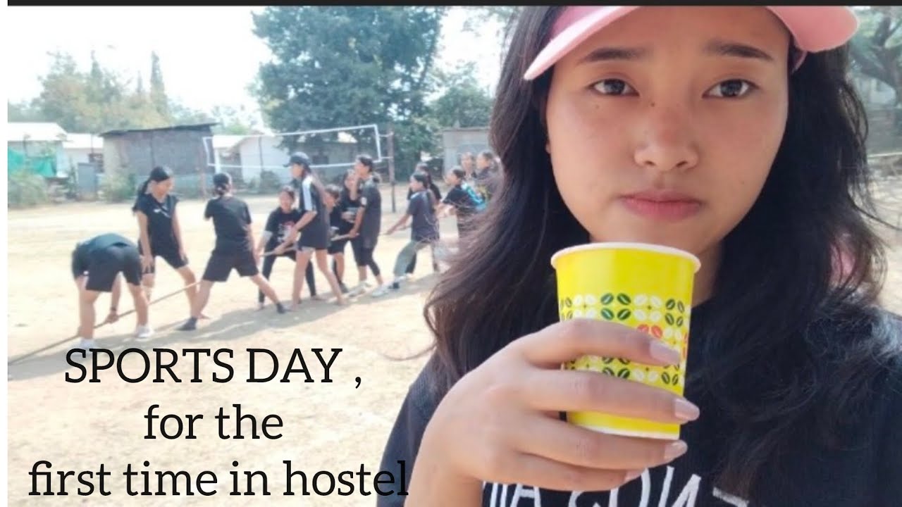 SPORTS DAY FOR the first time in GIRLS HOSTEL ⚽