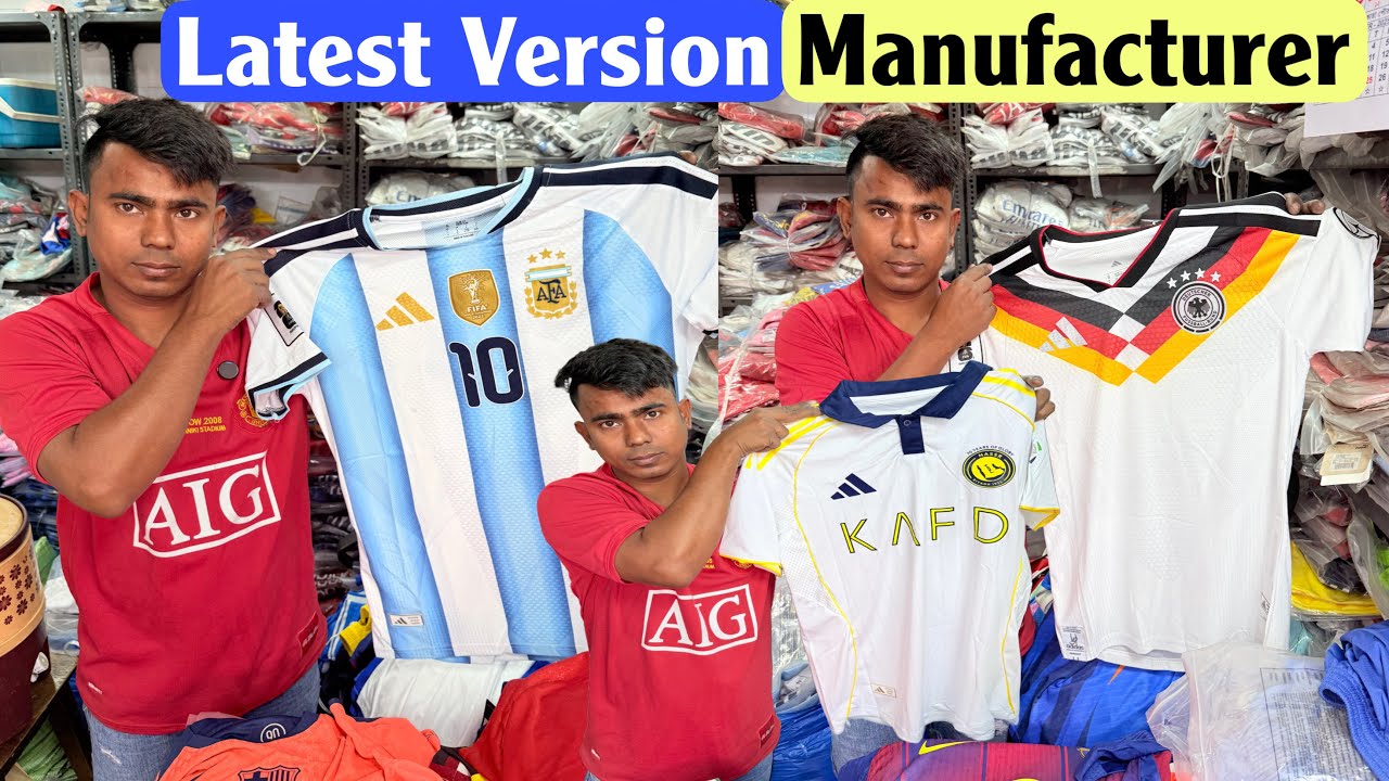 Latest Design Football Jersey Manufacturer in Kolkata ⚽ | All Clubs & National Teams Available