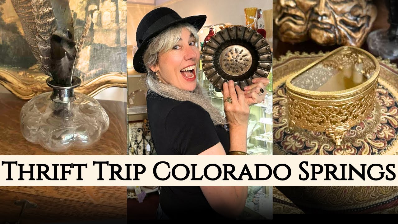 Thrifting Antiques in COLORADO SPRINGS for Fall Home Decor / GIRLS TRIP!