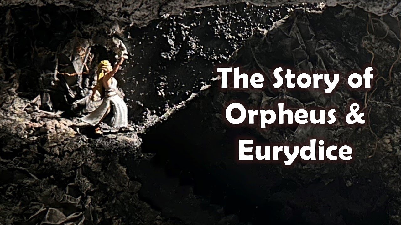 I made a diorama that tells the tragic love story of Orpheus and Eurydice