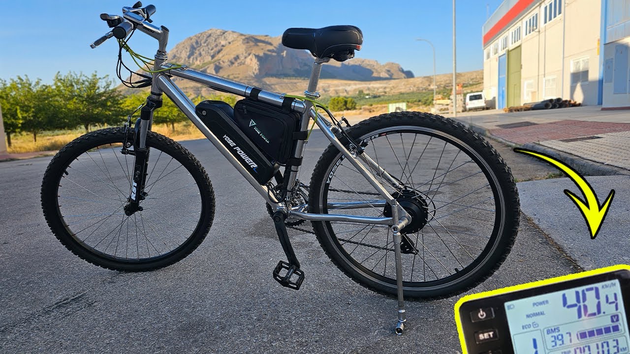 COMO TRANSFORMAR tu vieja BICICLETA en ELECTRICA por poco DINERO🤑 Kit de conversión YOSEPOWER🚲