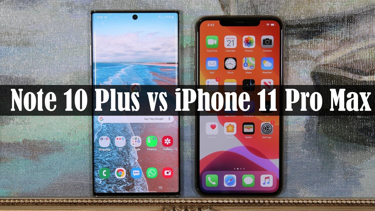Galaxy Note 10 Plus vs iPhone 11 Pro Max - Winner Decided!