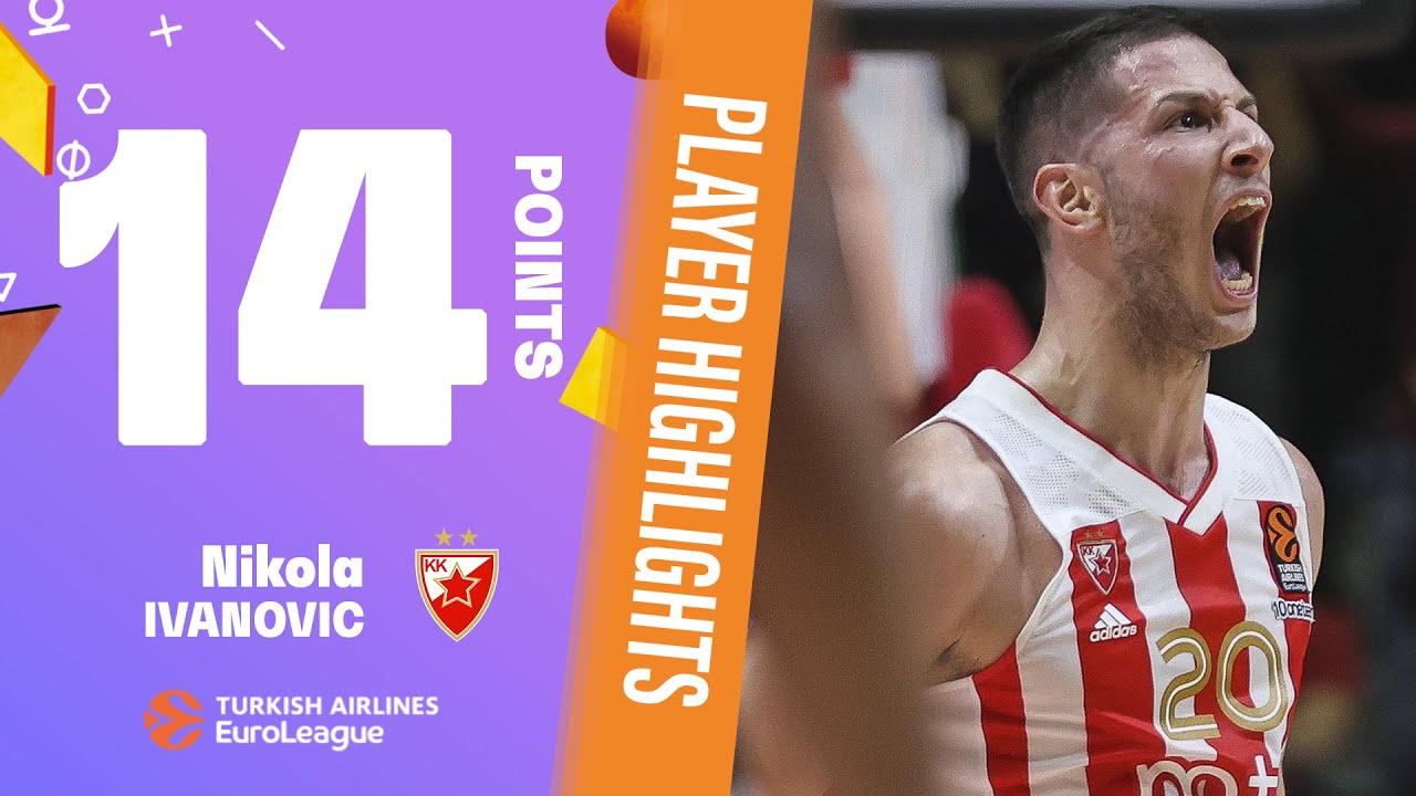 Nikola Ivanovic vs ASVEL | Player Highligths | Turkish Airlines EuroLeague