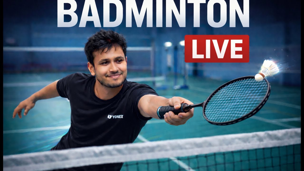 Akhil Raj Sinha is live! Badminton Live 🔴I’M NOOB🔴 #shorts #viralvideo #badminton
